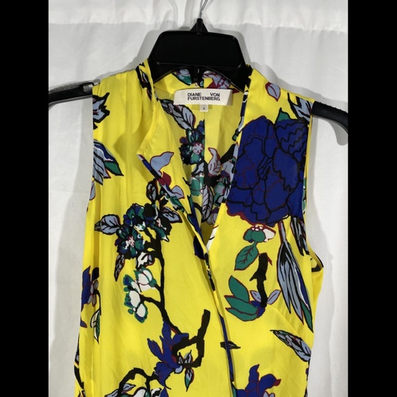 NEW Diane Von Furstenberg Carmen Floral Dress 4 - Picture 8 of 12
